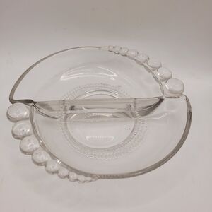 Vintage Duncan & Miller Teardrop Divided Dish